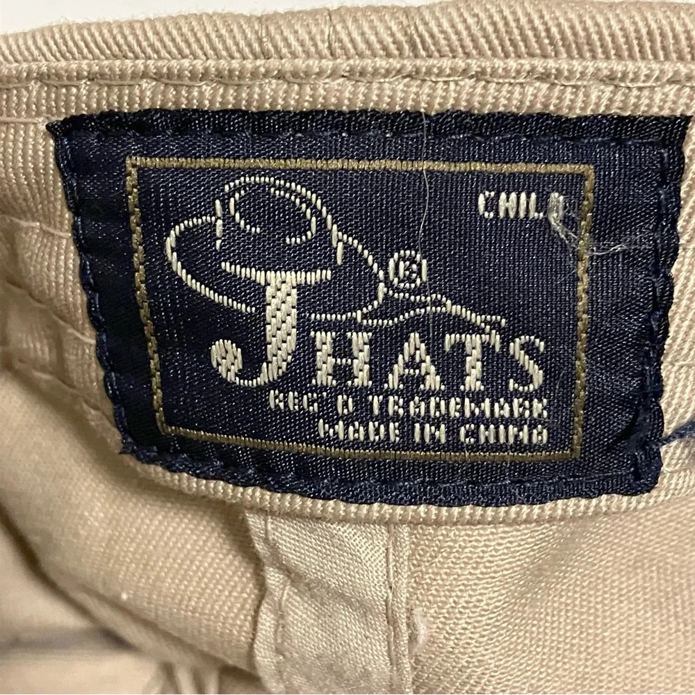 Chincoteague Island Embroidered Horse Tan Childs Hat